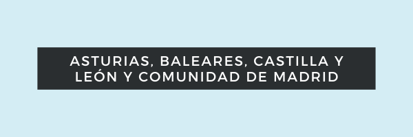 Ofertas de empleo en Asturias, Baleares, Castilla y León y Comunidad de&nbsp;Madrid