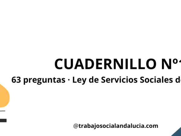 Cuadernillo gratuito de preguntas de examen — Ley de Servicios Sociales de&nbsp;Andalucía